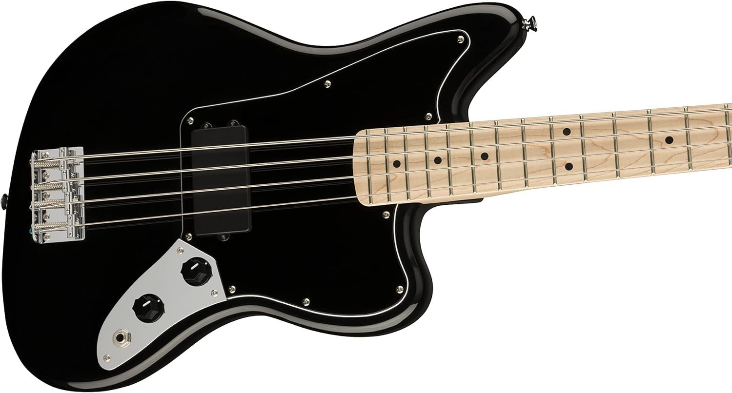 Squier Affinity Series Jaguar Bass, Black, Maple Fingerboard 378503506