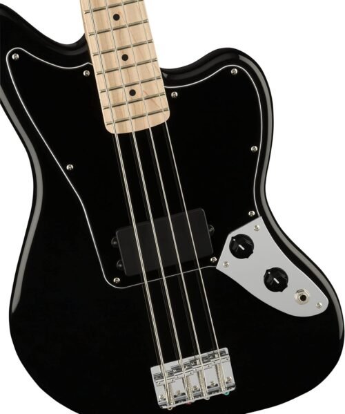Fender Squier Affinity Series Jaguar Bass, Black, Maple Fingerboard 378503506