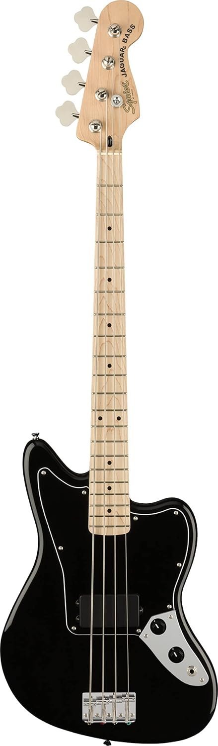 Squier Affinity Series Jaguar Bass, Black, Maple Fingerboard 378503506