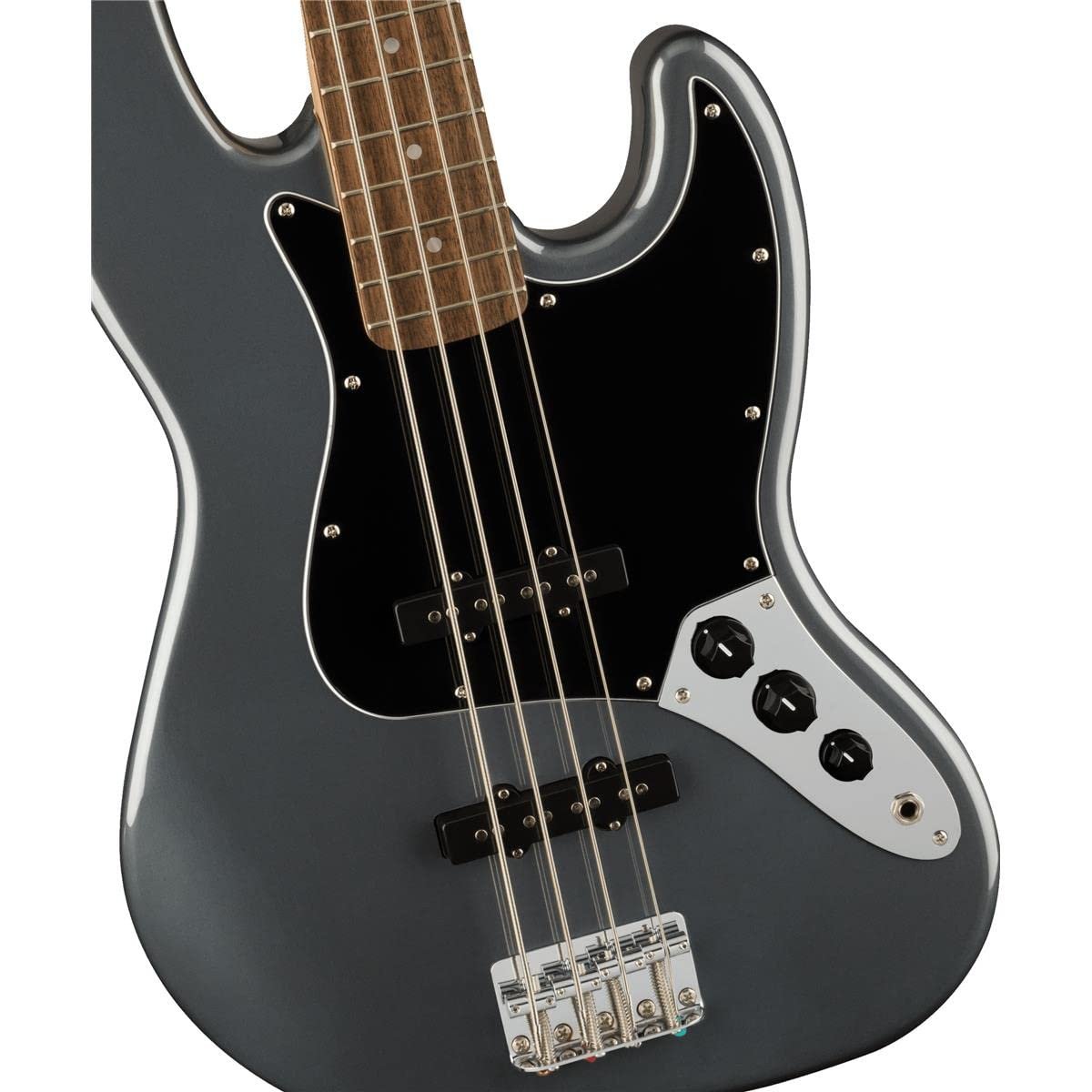 Fender Squier Affinity Jazz Bass Laurel Charcoal Frost Metallic 378601569