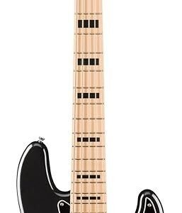 Fender Squier Affinity ACTIVE Jazz Bass V Maple Black Metallic 378753565