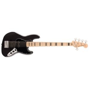 Fender Squier Affinity ACTIVE Jazz Bass V Maple Black Metallic 378753565