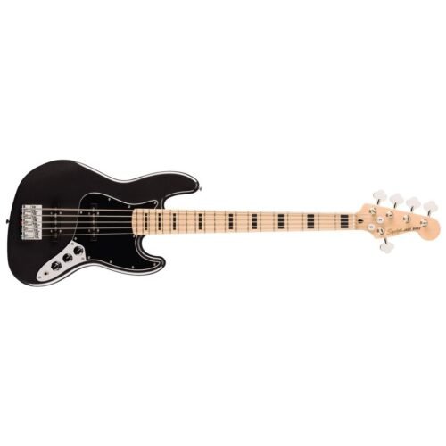 Fender Squier Affinity ACTIVE Jazz Bass V Maple Black Metallic 378753565