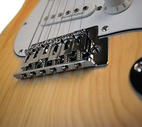 41-TbXKtd7S-1.jpg Newen Stratocaster Style Electric Guitar Made In Argentina, Natural