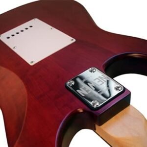 Newen Stratocaster Style Electric Guitar Made In Argentina, Red Wood