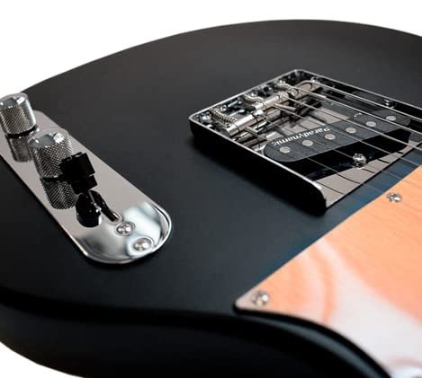 41wME4CG8ZL.jpg NEWEN FRIZZ NEW-FRZ-BLK Style Electric Guitar Made in Argentina, Black