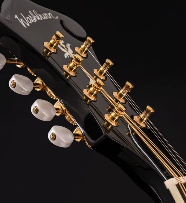 51-wh2za8fL.jpg Washburn M1SDLB Americana Series A-Style Mandolin - Black