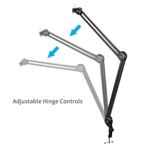 Boya BY-BA20 Aluminum Alloy Desk Holder Microphone Stand Bracket for Video Recording
