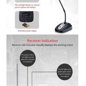 Takstar Ms-118 Table Conference Microphone Desktop Microphone Broadcast Lecture Microphone With Switch