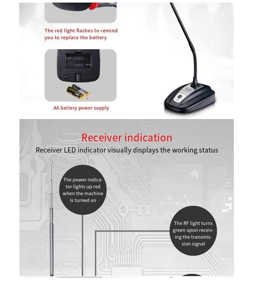 Takstar Ms-118 Table Conference Microphone Desktop Microphone Broadcast Lecture Microphone With Switch