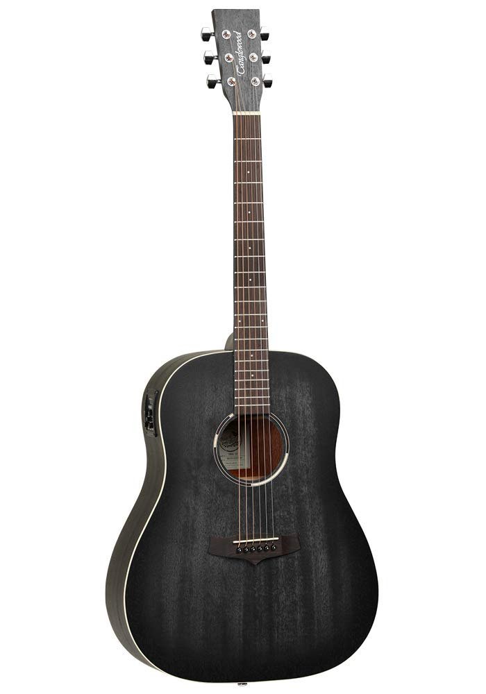 Tanglewood TWBB SD E Blackbird Series Electro-Acoustic Guitar - Smokestack Black Satin