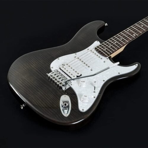 Washburn Sonamaster 6 String Solid-Body Electric Guitar, Right, Transparent Black (SDFTB) Washburn Sonamaster 6 String Solid-Body Electric Guitar, Right, Transparent Black (SDFTB)