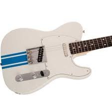 Fender 2023 Traditional II 60S Tele Rosewood Olympic White with Blue 5360200385