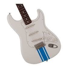 Fender 2023 Traditional II 60S Strat Rosewood Olympic White with Blue 5361200385