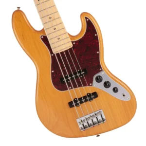 Fender Hybrid II Jazz Bass V Maple 5 String Bass Guitar - Vintage Natural 5662202307