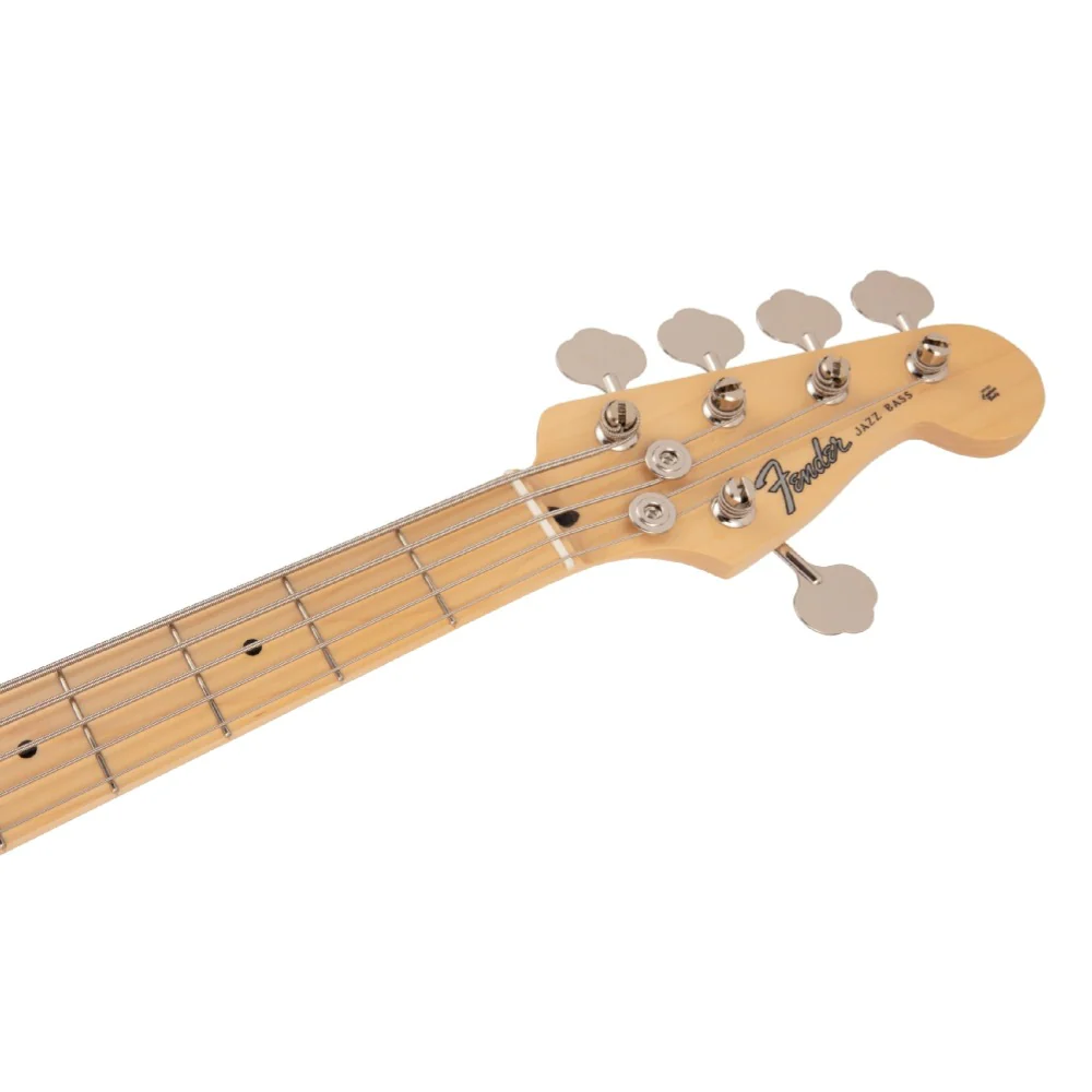 5662202307-4.webp Fender Hybrid II Jazz Bass V Maple 5 String Bass Guitar - Vintage Natural 5662202307