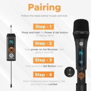Digimore D 340 Pro UHF Wireless Microphone Digimore D 340 Pro UHF Wireless Microphone