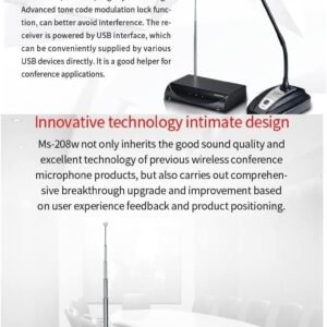 Takstar Ms-118 Table Conference Microphone Desktop Microphone Broadcast Lecture Microphone With Switch