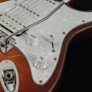 Washburn Sonamaster 6 String Solid-Body Electric Guitar, Right, Sunburst (SDFSB)
