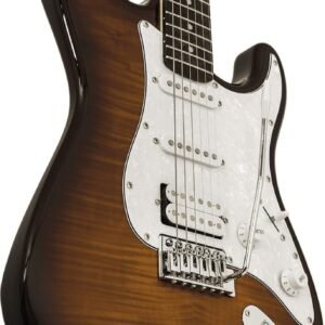 Washburn Sonamaster 6 String Solid-Body Electric Guitar, Right, Sunburst (SDFSB)