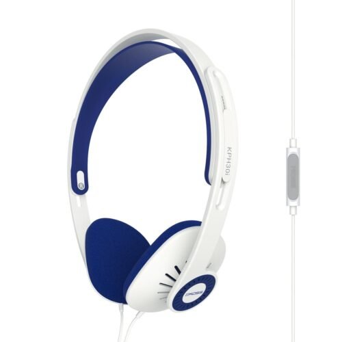 616-hL4MhKL._SL1500_-1.jpg Koss KPH30iW On Ear Headphones -White and Blue - Open Box
