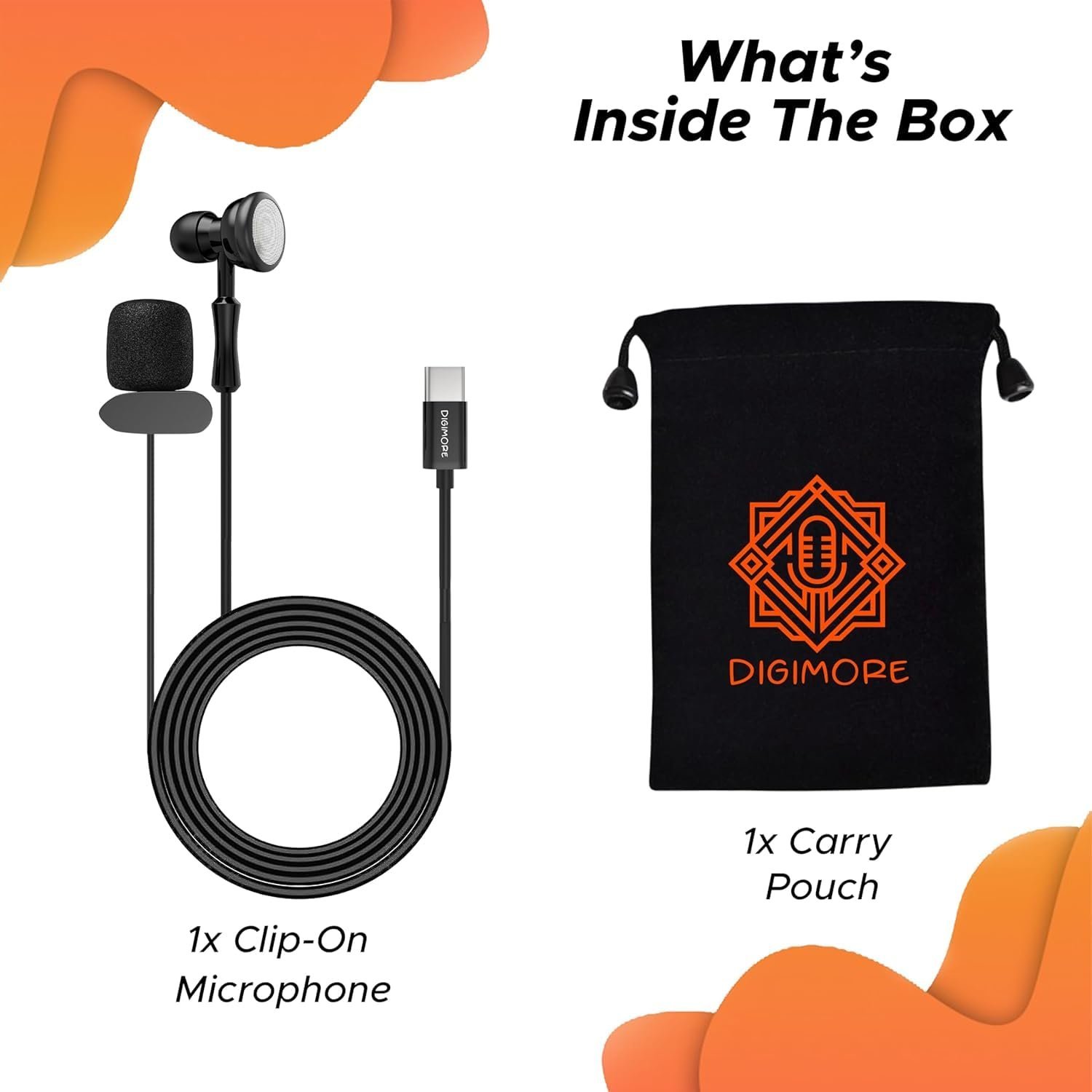 DIGIMORE D-470 Type-C Lavalier Clip Mic