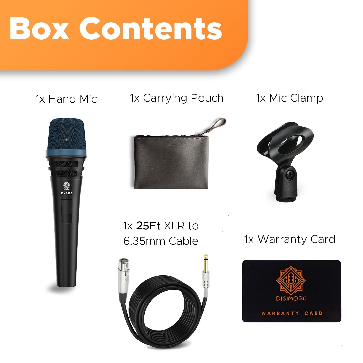 61AigOJk7PL._SL1500_.jpg Digimore D 1090 Super Cardioid Dynamic Microphone