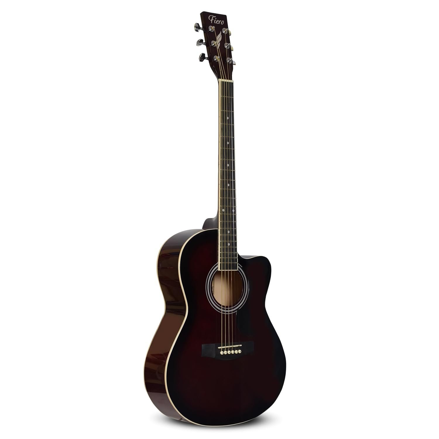 Whyte Audio Fiero Series Acoustic Guitar (Dark Wood)