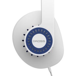 Koss KPH30iW On Ear Headphones -White and Blue - Open Box
