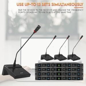 61K9x-fnLHL._SY450_.jpg Digimore D 640 UHF Wireless Desktop Gooseneck Microphone