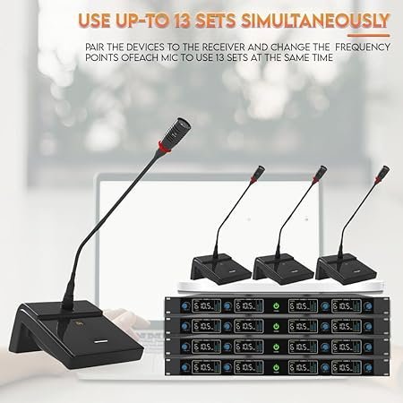 Digimore D-640 UHF Wireless Desktop Gooseneck Microphone