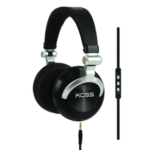 61Ks-vdJloL._SL1500_.jpg Koss PRODJ200 Professional Over-Ear Studio Headphones – Black/Silver- Open Box
