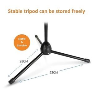 61KxawgxIjL._SY450_-1.jpg DIGIMORE D 170 Heavy Duty Adjustable Mic Stand