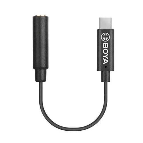 Boya Mic BOYA BY-K6 3.5mm TRS Female to Type-C Male Audio Adapter for DJI OSMO POCKET