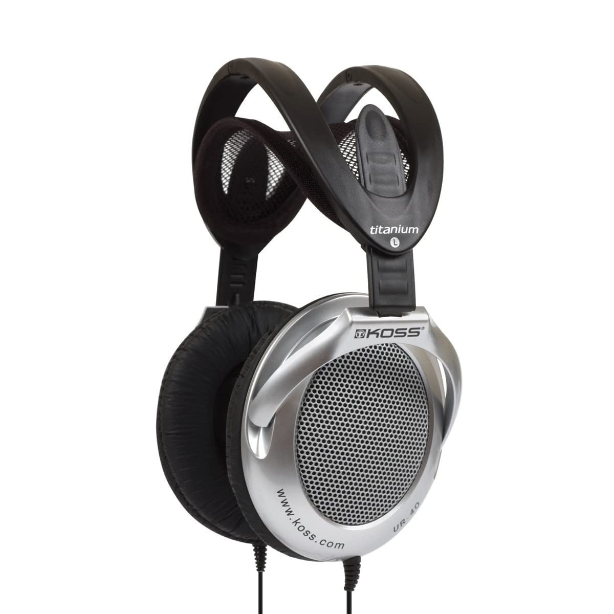 Koss UR40 Full Size Collapsible Lightweight Over-Ear Headphones