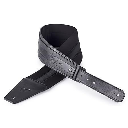 Gruv Gear SoloStrap Neo 4" Wide Guitar Strap (Black)