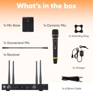 Digimore D 620 UHF Wireless Desktop Gooseneck Microphone