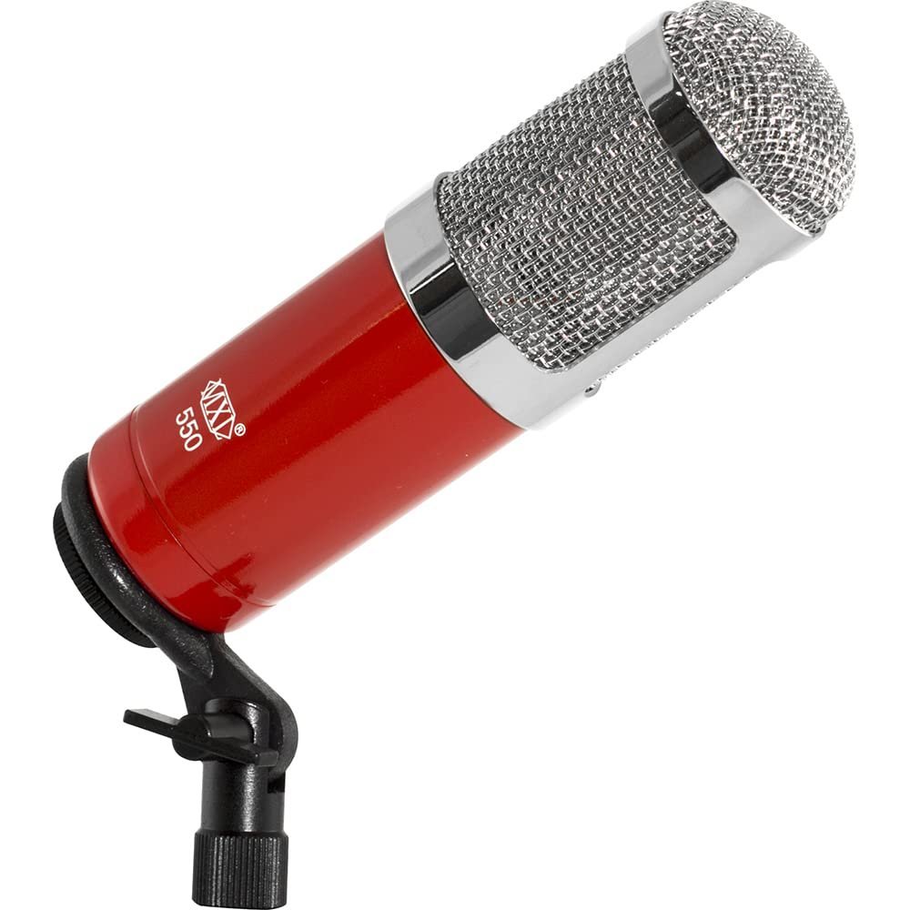 MXL Mics 550/551-R Condenser Microphone Ensemble, Red, Large