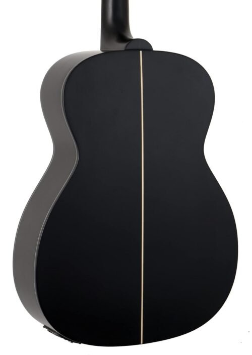Washburn 6 String Acoustic-Electric Guitar, Right, Striped Ebony (DFEFE)