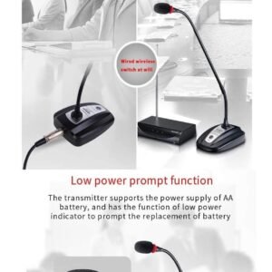 Takstar Ms-118 Table Conference Microphone Desktop Microphone Broadcast Lecture Microphone With Switch