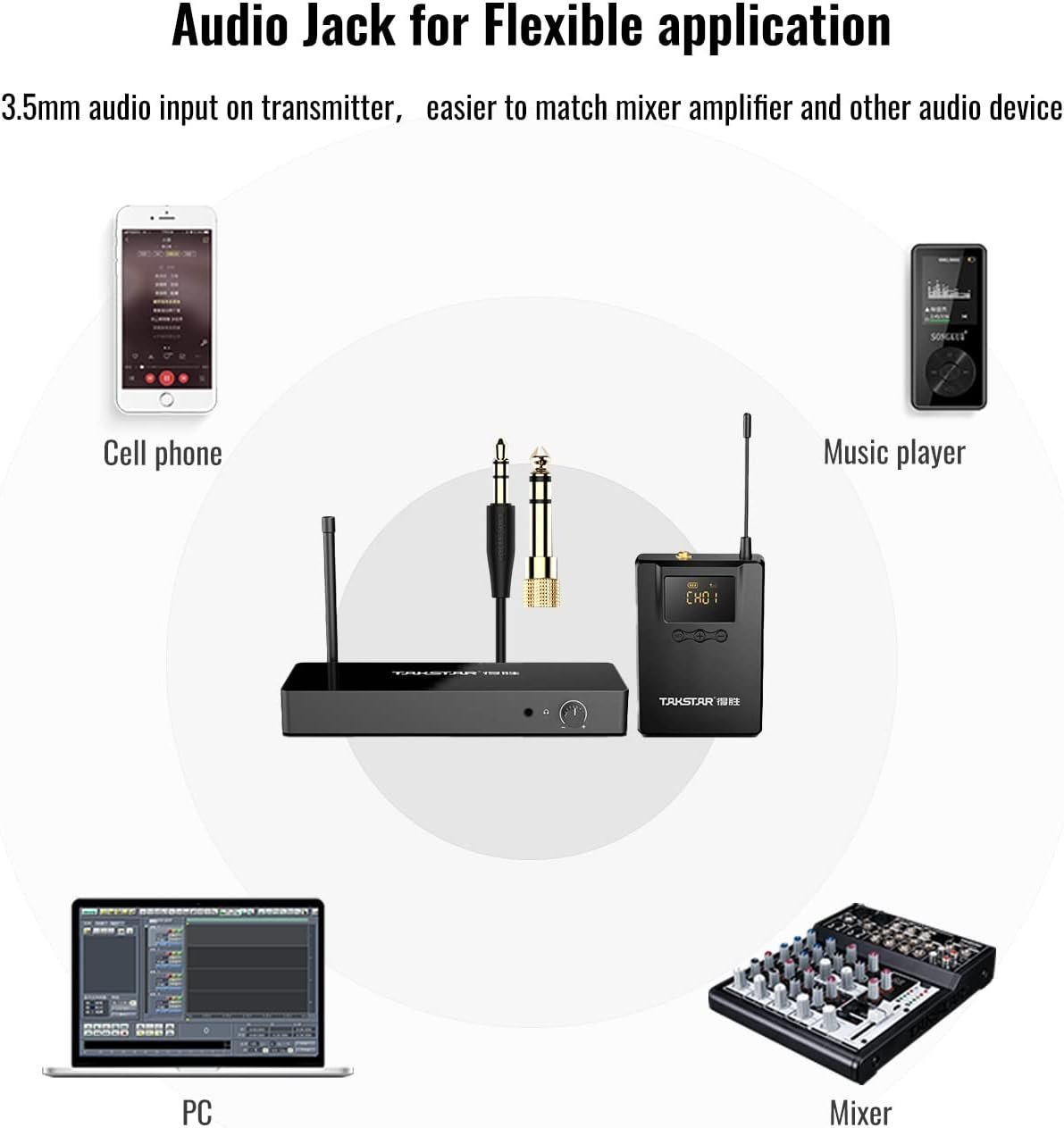 Takstar WPM-300 Wireless Monitoring System