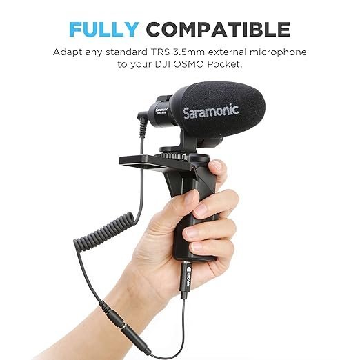 61lFk7SxB-S._SX522_.jpg Boya Mic BOYA BY-K6 3.5mm TRS Female to Type-C Male Audio Adapter for DJI OSMO POCKET
