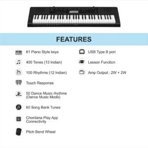 Casio CTK-3500 61-Key Standard Keyboard - Black