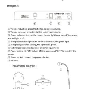 Takstar Ms-118 Table Conference Microphone Desktop Microphone Broadcast Lecture Microphone With Switch