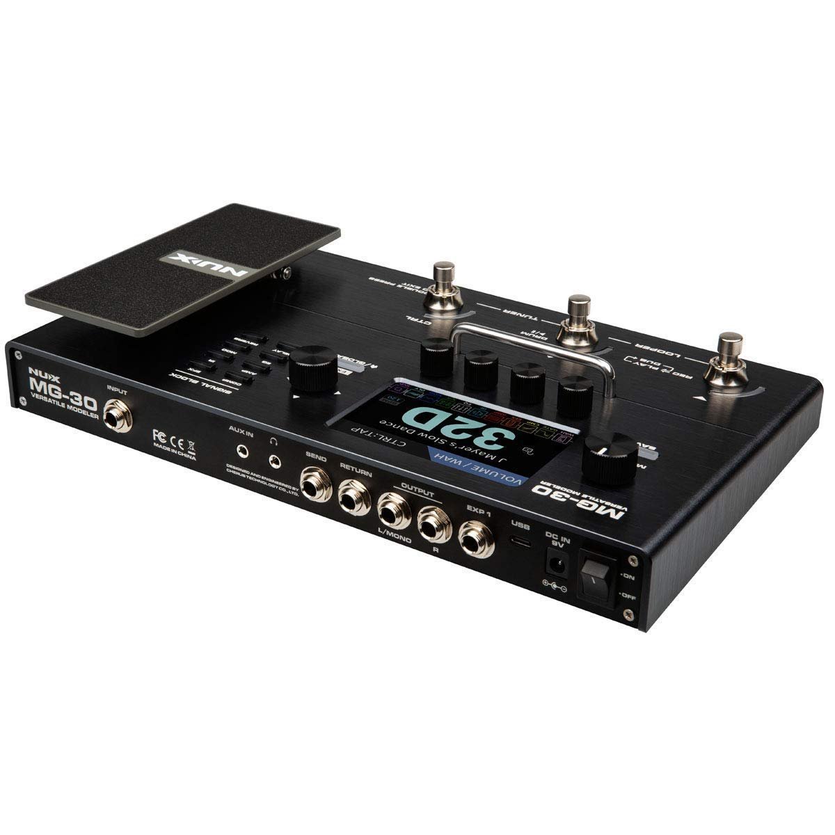 NUX MG-30 Versatile Modeler Guitar Multi-Effects Pedal