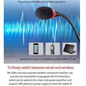 Takstar Ms-118 Table Conference Microphone Desktop Microphone Broadcast Lecture Microphone With Switch