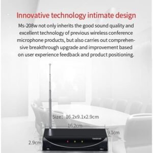 Takstar Ms-118 Table Conference Microphone Desktop Microphone Broadcast Lecture Microphone With Switch