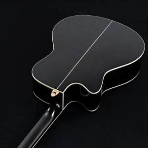 61x8pqDK94L._AC_SL1500_.jpg Washburn Deep Forest Burl 6 String Acoustic-Electric Guitar, Right, Black Fade (DFBACEB)
