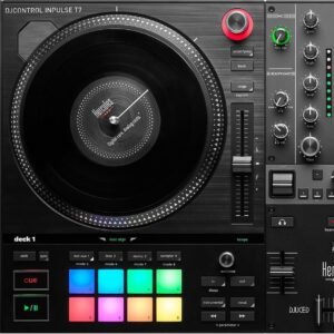 61yC6Kfa-5L.jpg Hercules DJ Control Inpulse T7 2 Deck Motorized DJ Controller Black