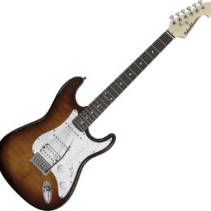 Washburn Sonamaster 6 String Solid-Body Electric Guitar, Right, Sunburst (SDFSB)
